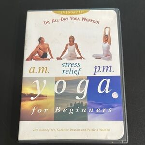VINTAGE DVD LIVING ARTS THE ALL DAY YOGA WORKOUT FOR BEGINNERS